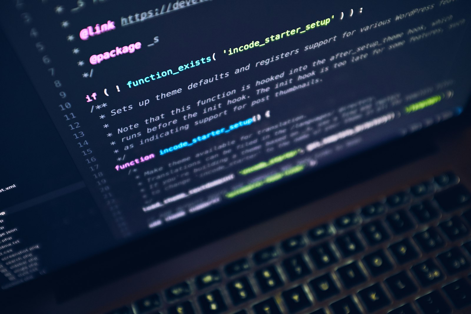 close-up of a turned-on laptop on a dark surface — evaluating agentic AI GTM tools
